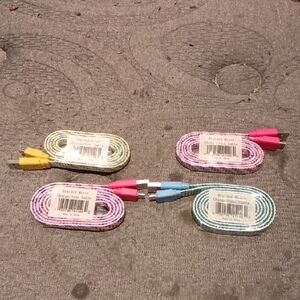 Colorful USB Charging Cables Set